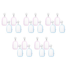 20Pièces Mini Sac Transparent Pour Poupées Porte-Clés Polyvalent