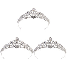 3Pièces Accessoires En Métal Argenté Pour