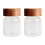 2Pièces Bocaux Conservation Verre Cuisine Sécurisés Variés 1