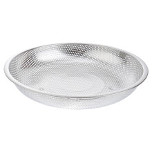 2Pièces Plateau Rond En Acier Inoxydable Pour Cuisine Argenté