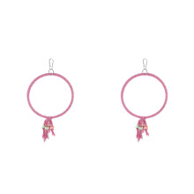 2Pièces Accessoire Perroquet Rose Pour Cage