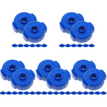 40Pièces Écrous Rapides Bleus Universels Pour Fixations De Cymbales
