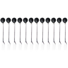 12Pièces Mini Noires Céramique Confortables Pour Table