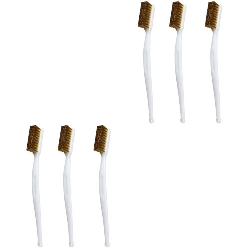 6Pièces Brosses Nettoyage Buse 3D Cuivre Robuste Usage Industriel