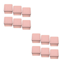 12Pièces Boîtes Couvercle En Métal Rose Gold Pour Bonbons