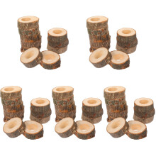 50Pièces Rond De Serviette Bois Décoration Chic Pour Fête