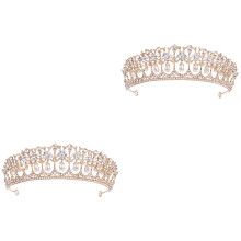 2Pièces Diadème Femme Pour Fête Et Cérémonie