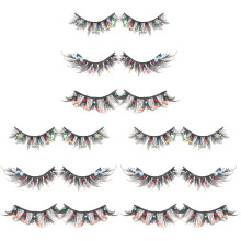 9Paires Extensions Faux Cils Assortis Légers Décor Femme
