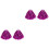 2Paires Pompons Cheer Couleur Rosy Attrayante 1