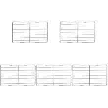 5Pièces Racks De Cuisson Bbq En Acier Inoxydable Argenté Pratiques