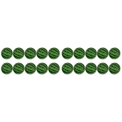 40Pièces Balles Sautillantes Pastèque Vert Jouet Éducatif Coordination