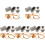 5Ensembles Mini Ranch Simulation Accessoires Jeu Éducatif Enfants 1