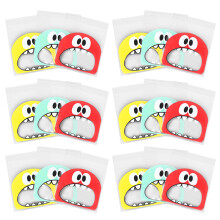 800Pièces Pochettes Biscuits Auto-Adhésives Couleur Assortie