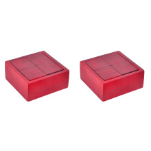 2Pièces Puzzle En Bois Luban Rouge Coffret Éducatif Adulte