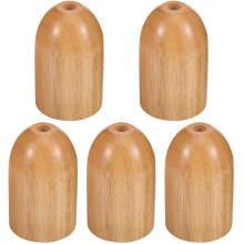 5Pièces Bases Lampes E27 En Bois Pour Abat-Jour Décor