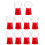 40Pièces Machine Rouge Plastic Jouet Coordination Enfant 1