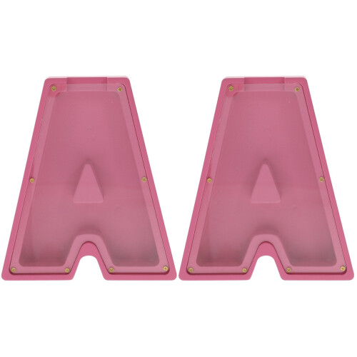 2Pièces Alphabet Rose Transparente, Pour Sauvegarder