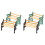 4Pièces Mini Banc Assorti Miniature Jouet Déco 1