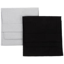16Pièces Rangement Bijoux Pochette Tissu Couleurs