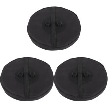 3Pièces Coussin Assise Portable Noir Usage Extérieur