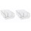 2Pièces Boîtes De Rangement Transparentes En Plastique 1