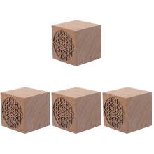 4Pièces Diffuseur Décoratif Bois Marron Diffusion Parfum Intérieur