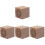 4Pièces Diffuseur Décoratif Bois Marron Diffusion Parfum Intérieur 1