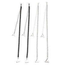 6Paires Lanières Perles Ajustables Remplaçables Décor Bra Femme