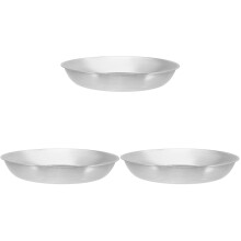 3Pièces Plateaux De Pesée Multi-Usage Inox Cuisine Argent