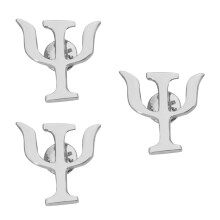 3Pièces Broche Corsage Argentée Design Psychologie Pour Costume