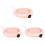 3Pièces Chauffant Rose USB, Chauffe-Tasse Boissons Chaudes 1