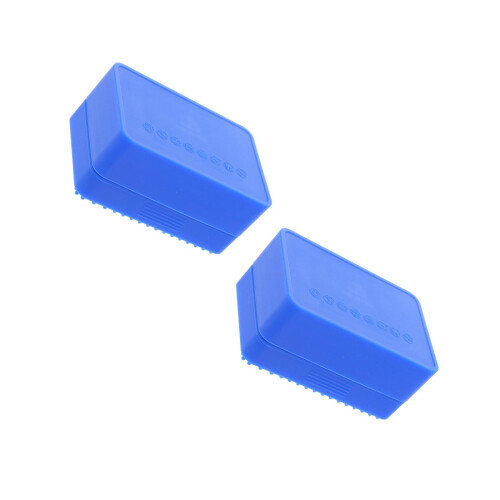 2Pièces Porte- Silicone Bleu Couvercle Grande