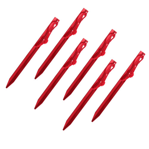 6Pièces Accessoires Piquets En Aluminium Camping