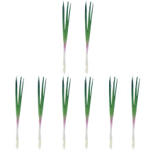 8Pièces Oignons Verts Simulés PU Décoration Artificielle Maison