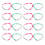 16Pièces Kit Bracelets Perles Argile Ajustables Couleurs Vives 1