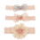 2Ensembles Bandeaux Bébé Colorés Doux Élastiques 1