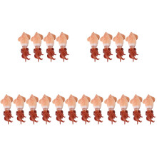20Pièces Représentations Calmar Marron PVC Réalistes Pour Affichage