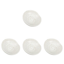 4Pièces Assiettes À Sauce Céramique Support Élégant
