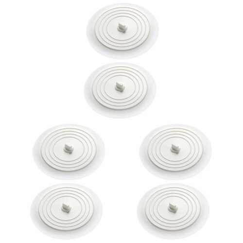 6Pièces Bouchons De Bain Silicone Pour Cuisine