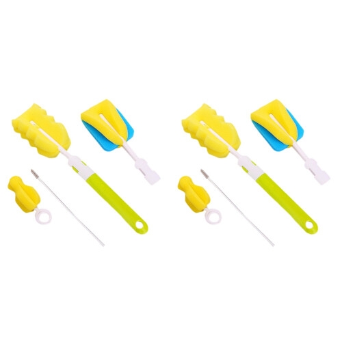 8Pièces Éponge Portable Pour Tétines Variées