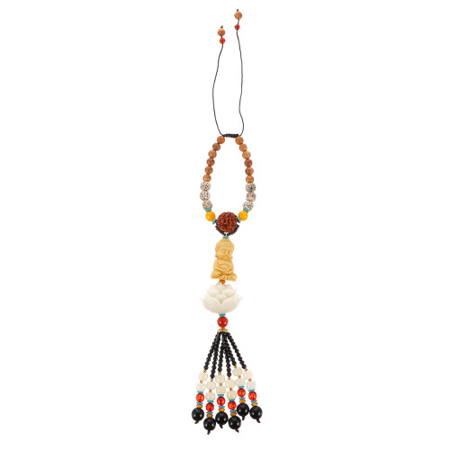 2Pièces Pendentifs Lotus En Bois Pour Maison