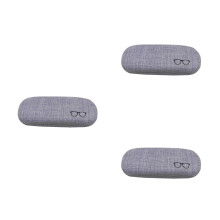 3Pièces Étui Verres Violet Lin Durable Pour Enfants Adultes