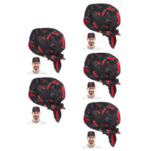 5Pièces Casquettes Serveur Cuisine Confortables Couleurs Variées