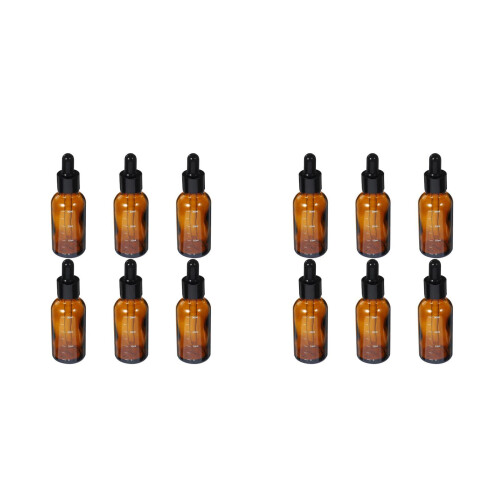 12Pièces Flacons De Stockage Verre Pour Et Parfums