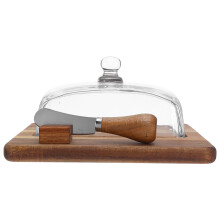 Récipient À Beurre Élégant En Verre Bois Pour Cuisine Moderne