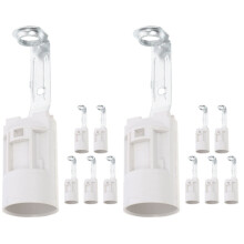 12Pièces Pièces Lampes E14 Blanches Pour Réparation Décoration
