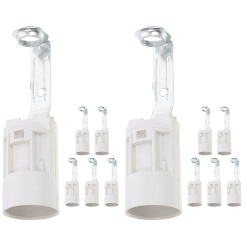 12Pièces Pièces Lampes E14 Blanches Pour Réparation Décoration