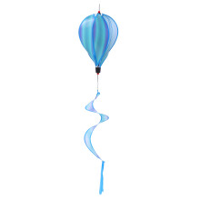 2Pièces Pendant Montgolfière Bleu Pour Décoration Jardin