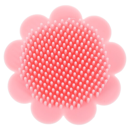 1Pièces Brosse Bain Nouveau- Silicone Et Confortable Rose
