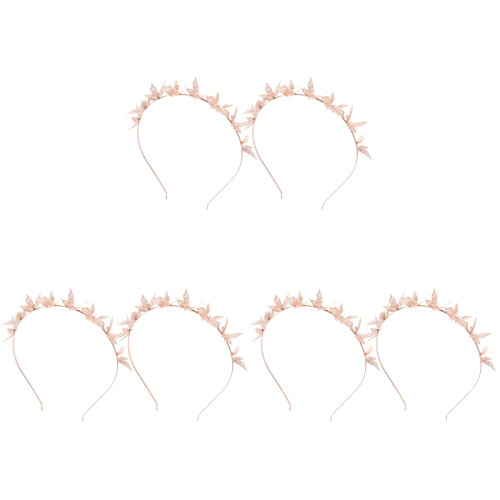 6Pièces Métal Rose Gold Légers Pour
